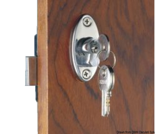 Lock w/knob 16/38 mm