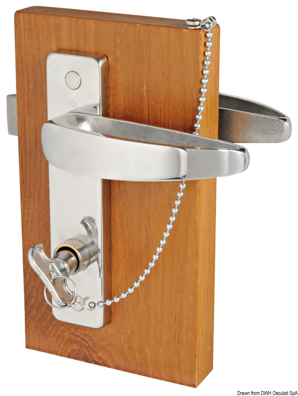 Smart pair of handles w/plates RH inside +outside