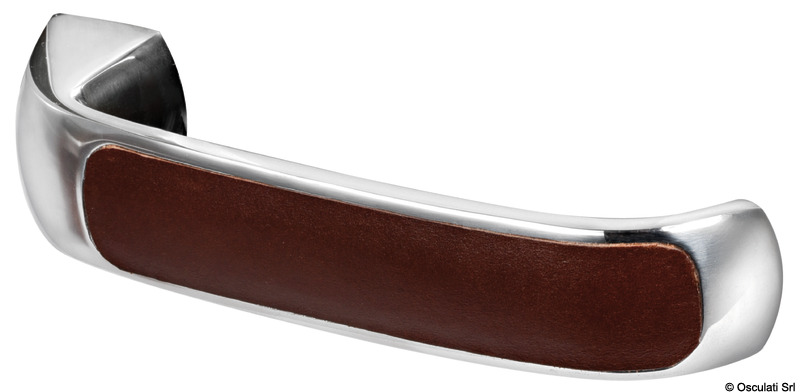 Handles LEATHER w/Yale lock external/internal left