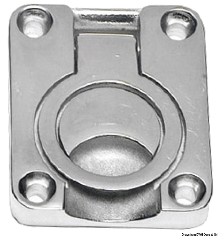 Heavy duty pull latch w/ring