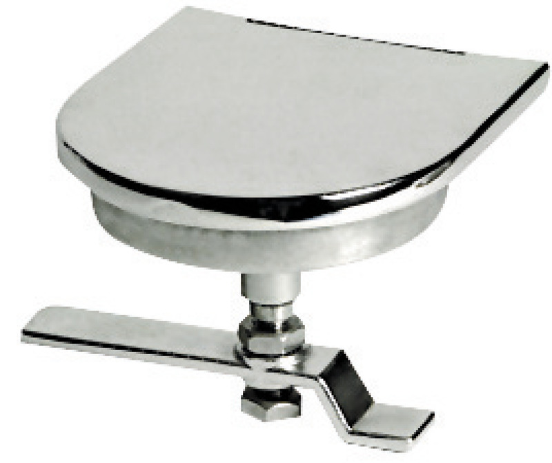 Lift and turn latch w/cover AISI316 115x110 mm