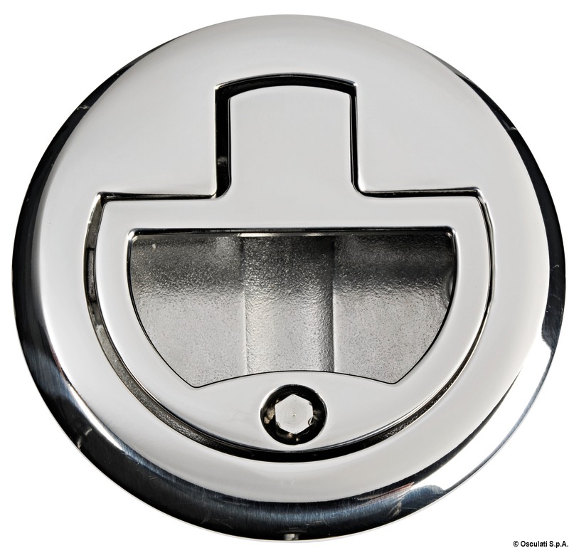 Flush pull w/key large