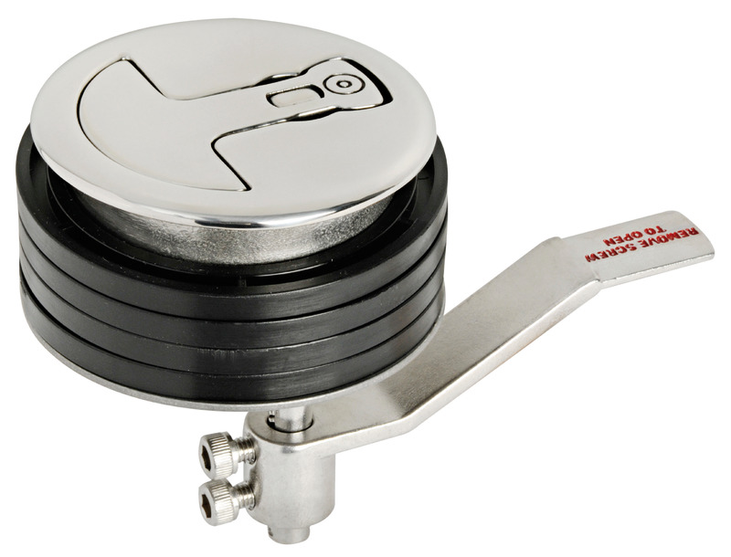 L&T flush latch w/compr.system