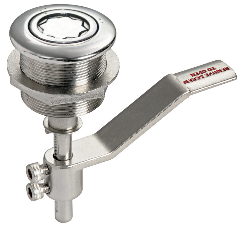 Flush latch for winch handle