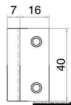 Flush Lock oval Bulk (20 pcs)