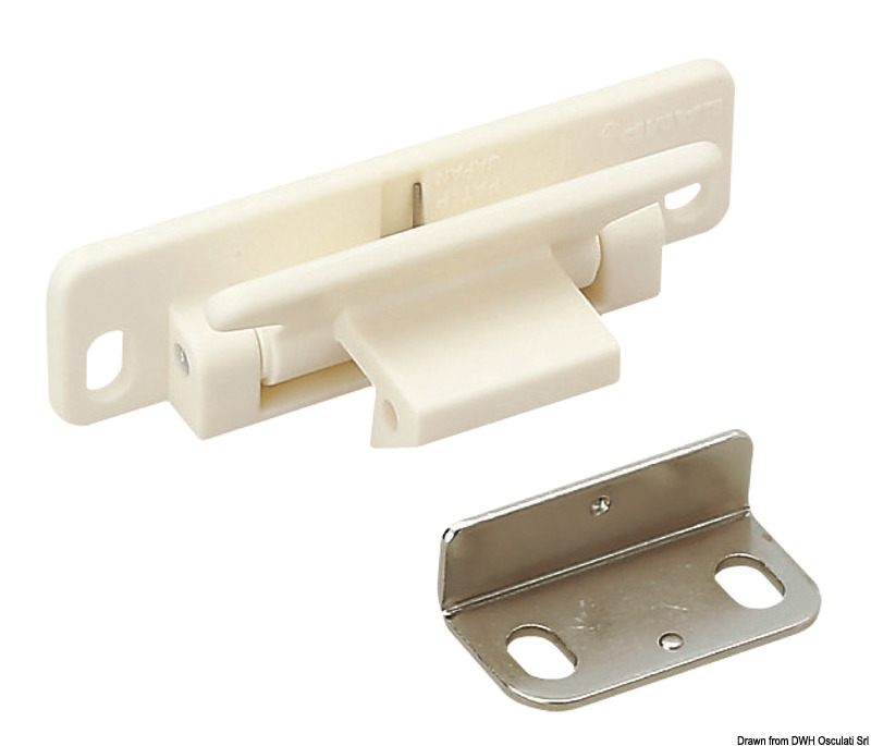 Snap lever lock - white