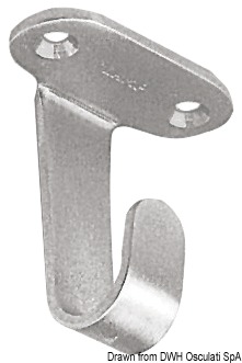 Polished SS ceiling hook 33 mm