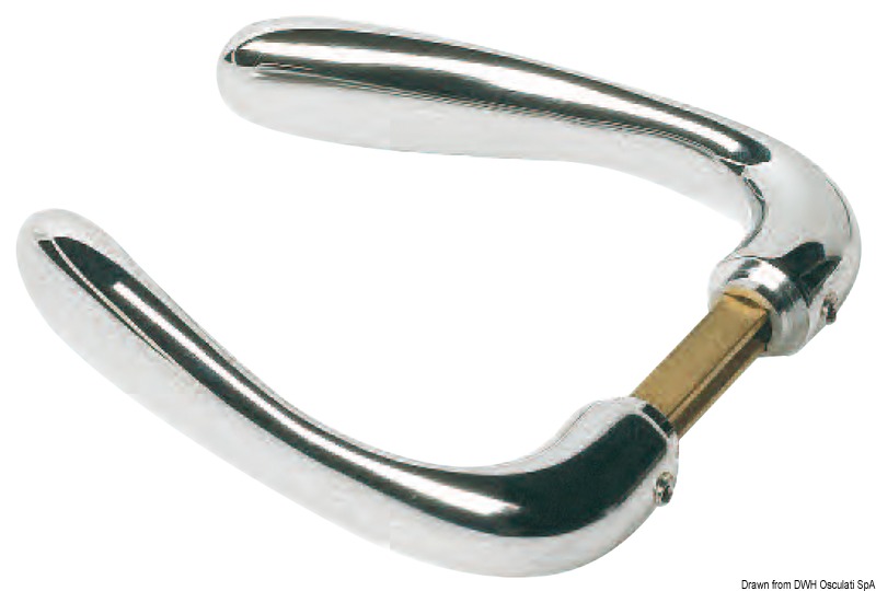 Classic Kata chromed brass handle 113 mm
