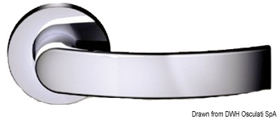 SLIM handle chromed brass 124 mm