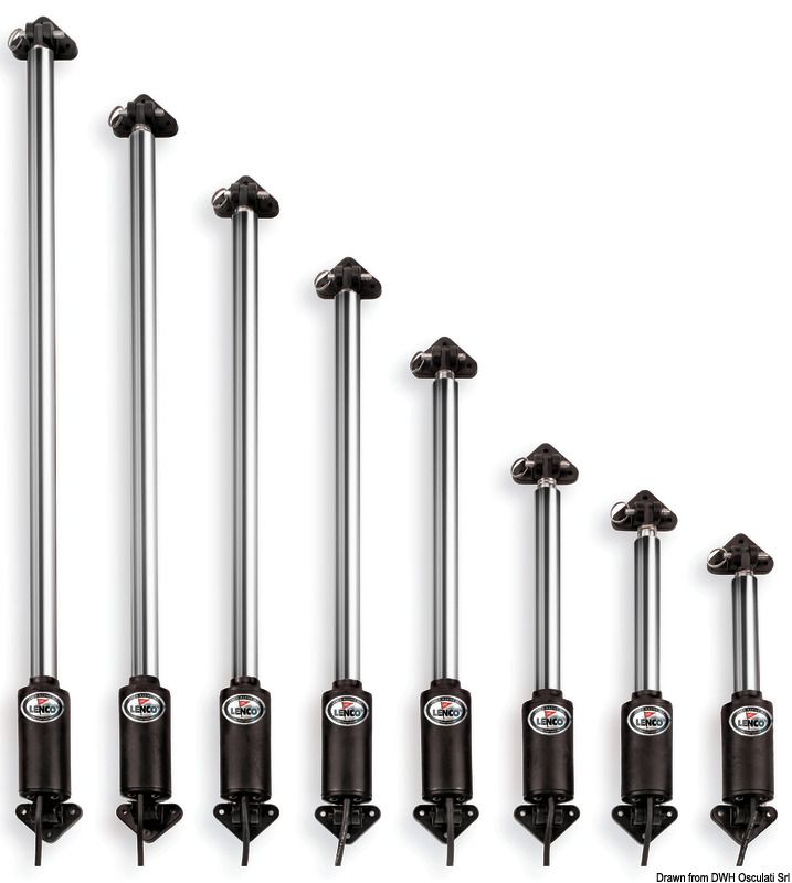LENCO linear powered stay 610/915mm 12V