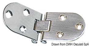 Foldable hinge 2mm 84x30 mm