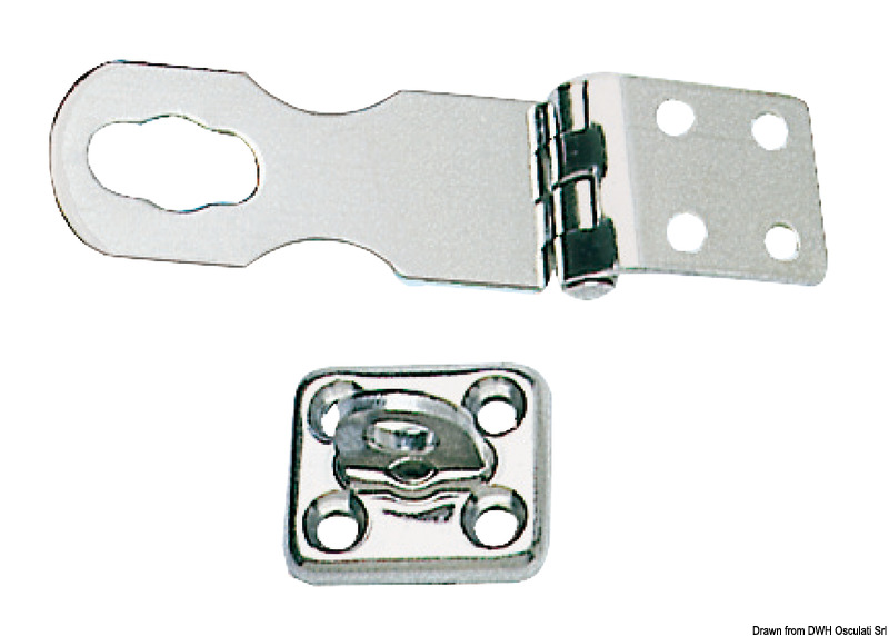 SS peak hasp 64x29 mm