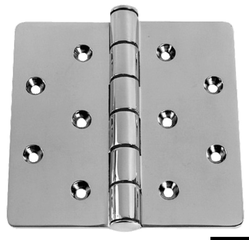 Large precision-cast hinge AISI316 76x76x152 mm