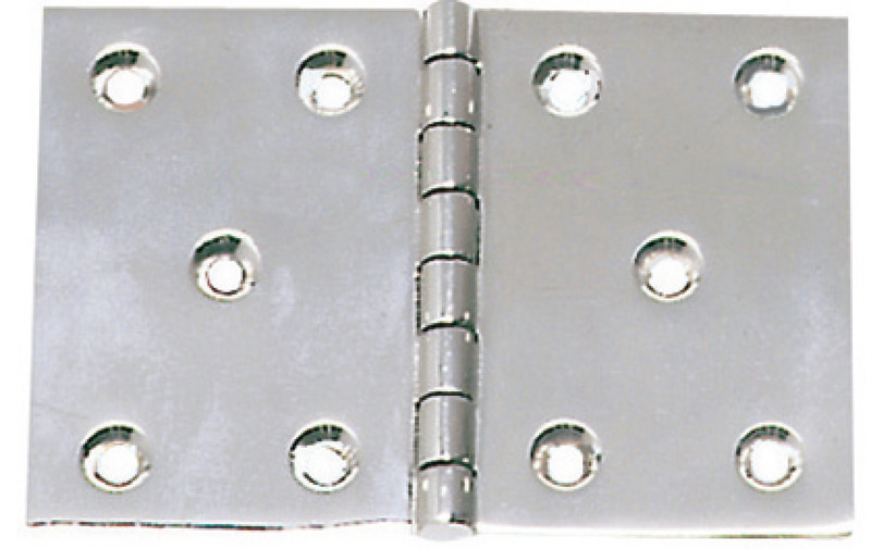 Precision-cast hinge AISI316 130x90 mm