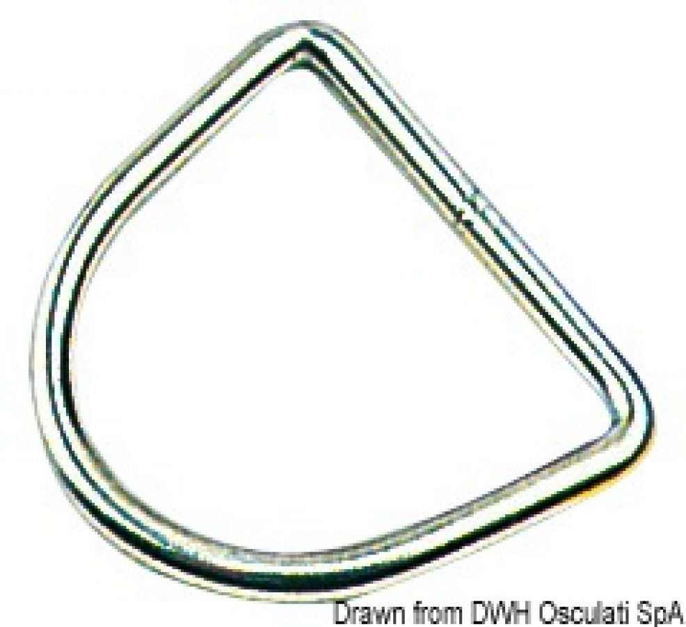 D-Ring Ø5x25mm SS