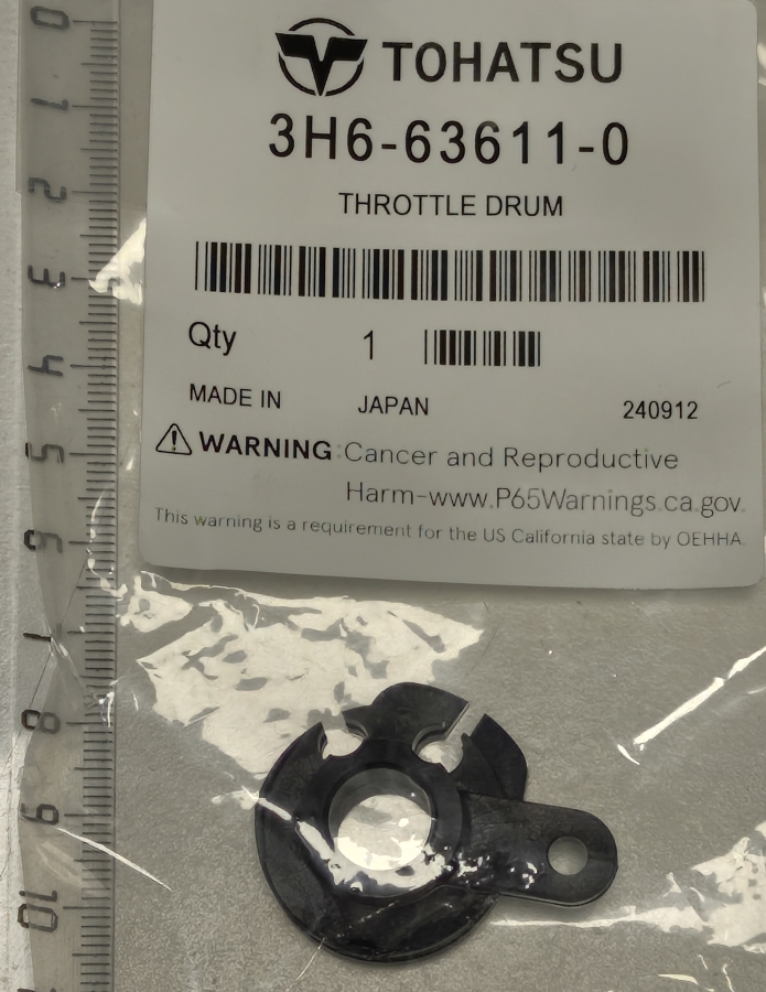 Throttle Drum - Tohatsu 3H6-63611-0, Mercury 803571