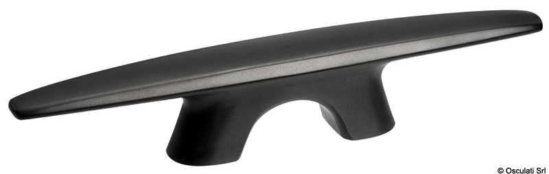 Black Aero anodized aluminium cleat 158 mm