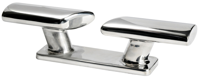 SCANDINAVIAN cleat mirror-polished AISI316 203 mm (packed in pairs)
