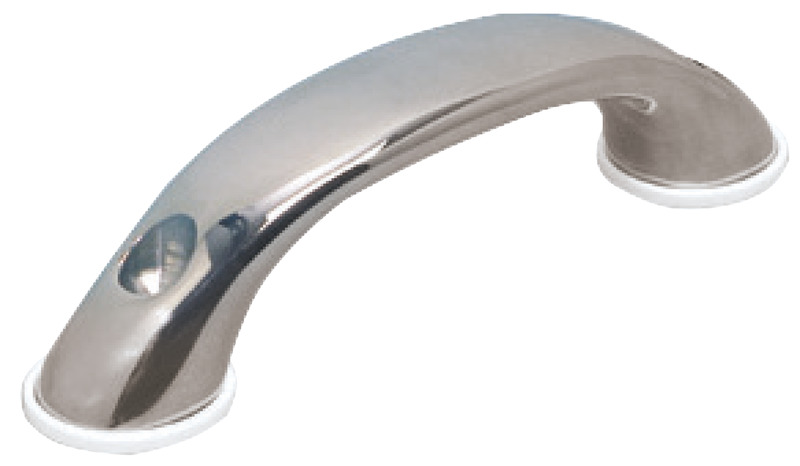 Handle mirror-polished AISI316 170x40 mm 2 screws