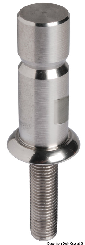 Stanchion base AISI316 30 x 2 mm