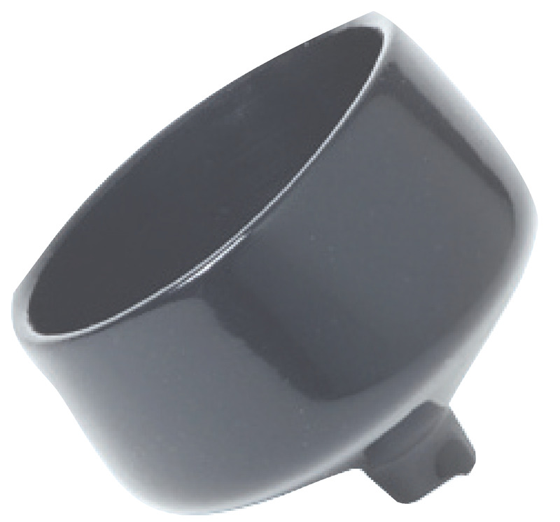 Rod holder PVC oval drain plug