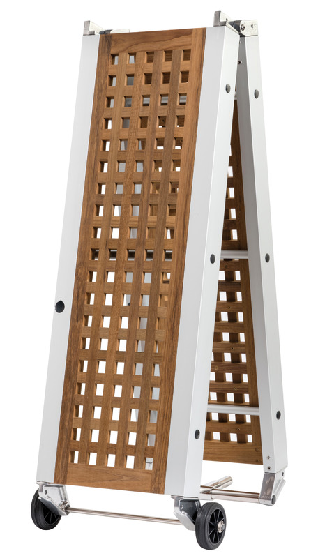 Foldable gangway teak grating 260 cm