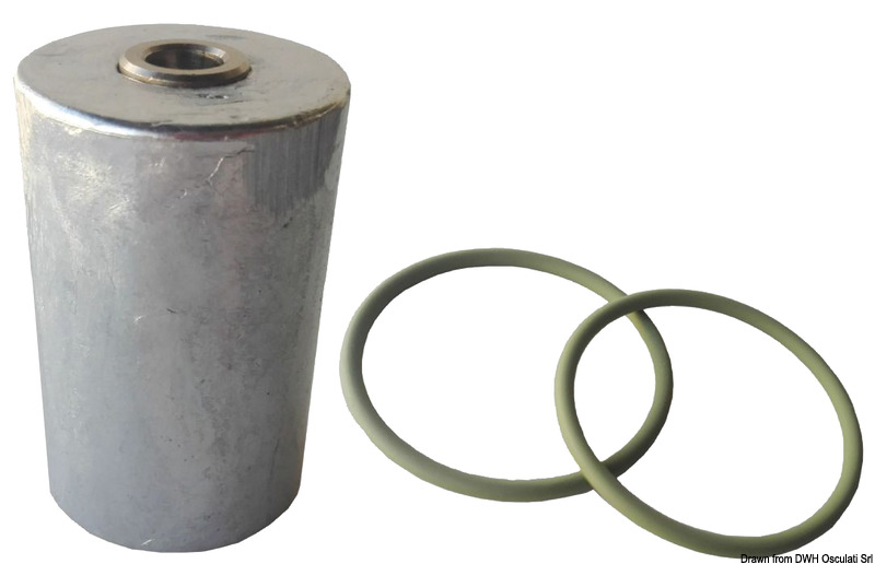 Aluminium anode for Volvo DPH/DPR exhaust pipe