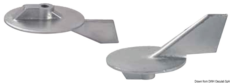Zinc fin anode 50/90 HP