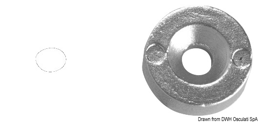 Ring anode Ø 24 x 7 mm