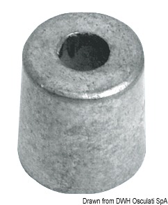Anode cylinder for Yamaha 2.5/70 HP