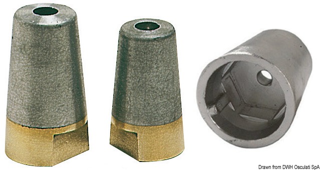 Only zinc anode for axis 40 mm