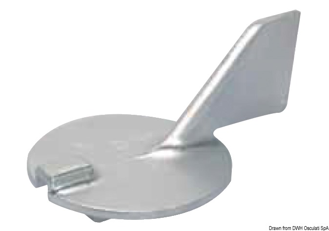Zinc fin anode 50/100 HP 4-stroke