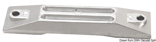 Aluminium plate anode for 35/50 HP