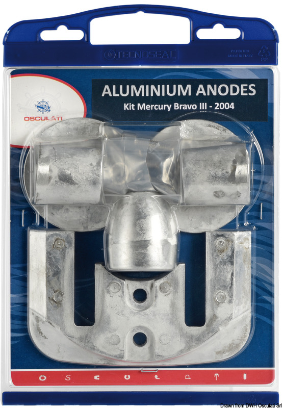 Anode kit Bravo III-04 zinc