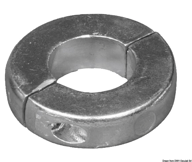 Zinc extra low olive anode 25.4 mm (1")