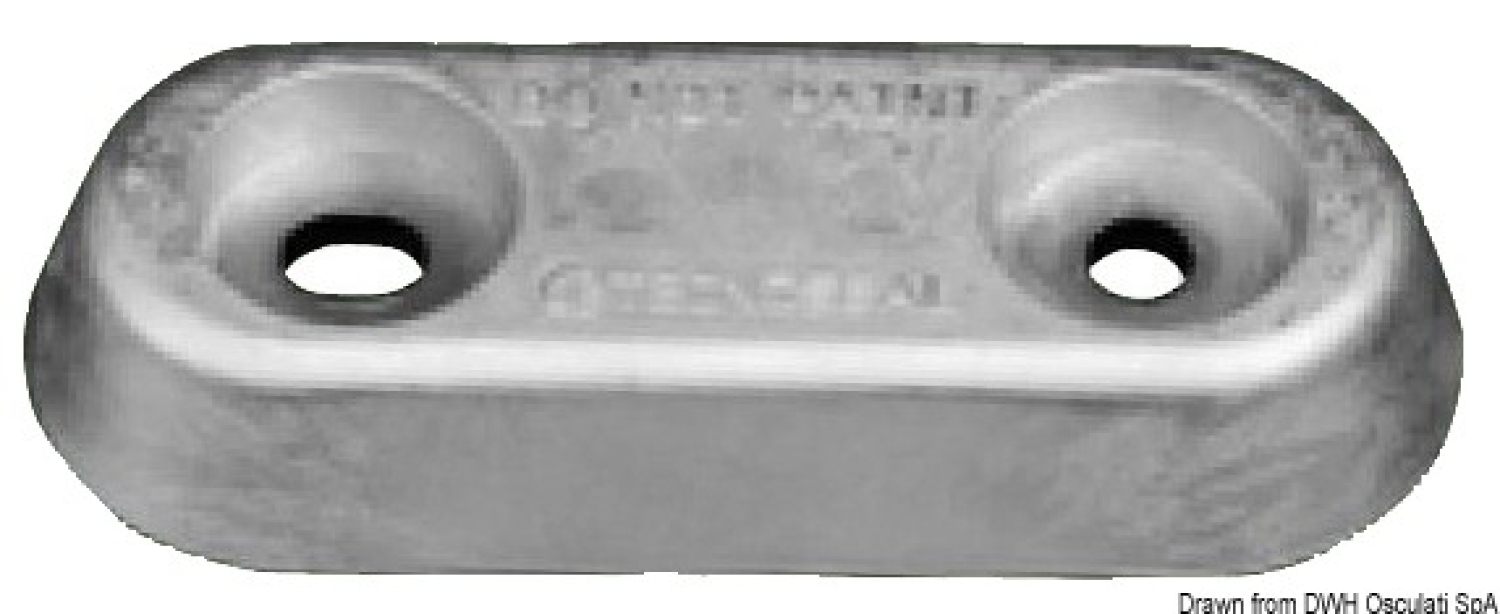 Alumīnija anods Vetus tips 390g H25mm L150mm I80mm A60mm Ø27mm