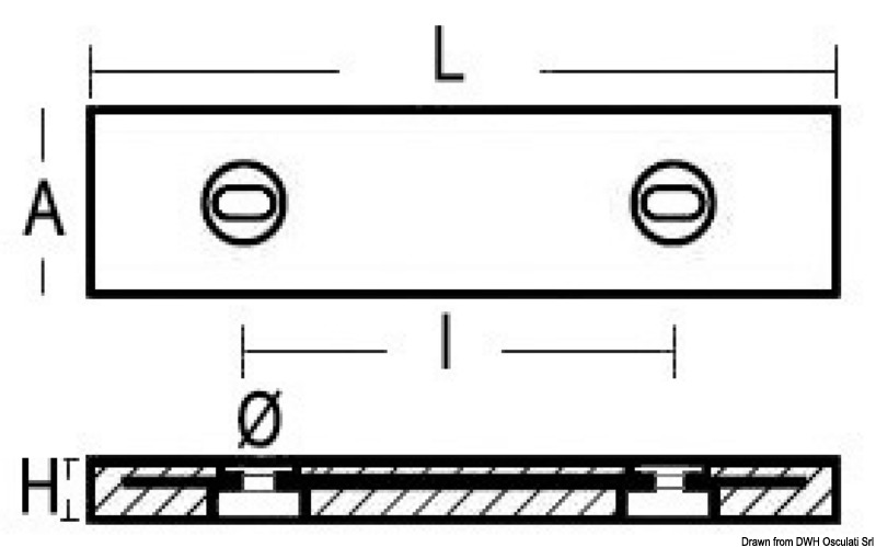 Bolting anode 4250 g