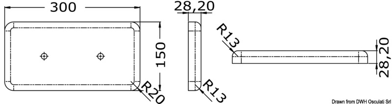 Aluminium anode bolt mounting 3140 g