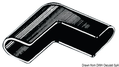 90° angle terminal black