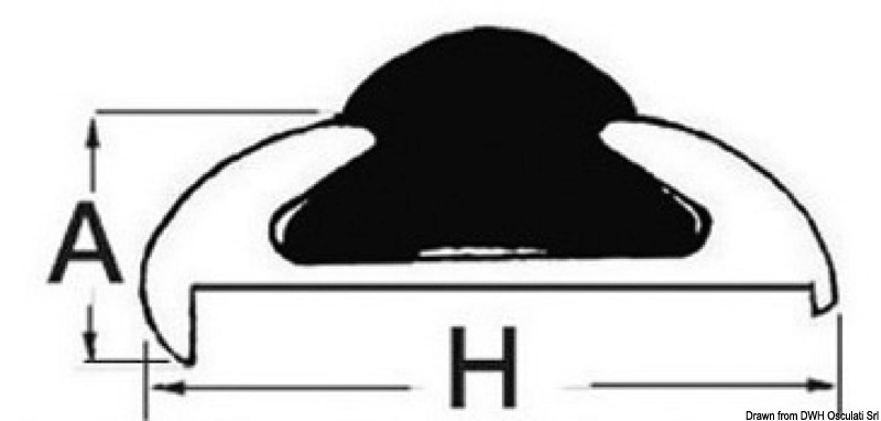 White PVC insert for 44.486.10