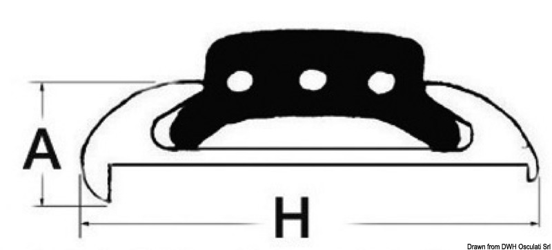 White PVC insert for 44.494.10