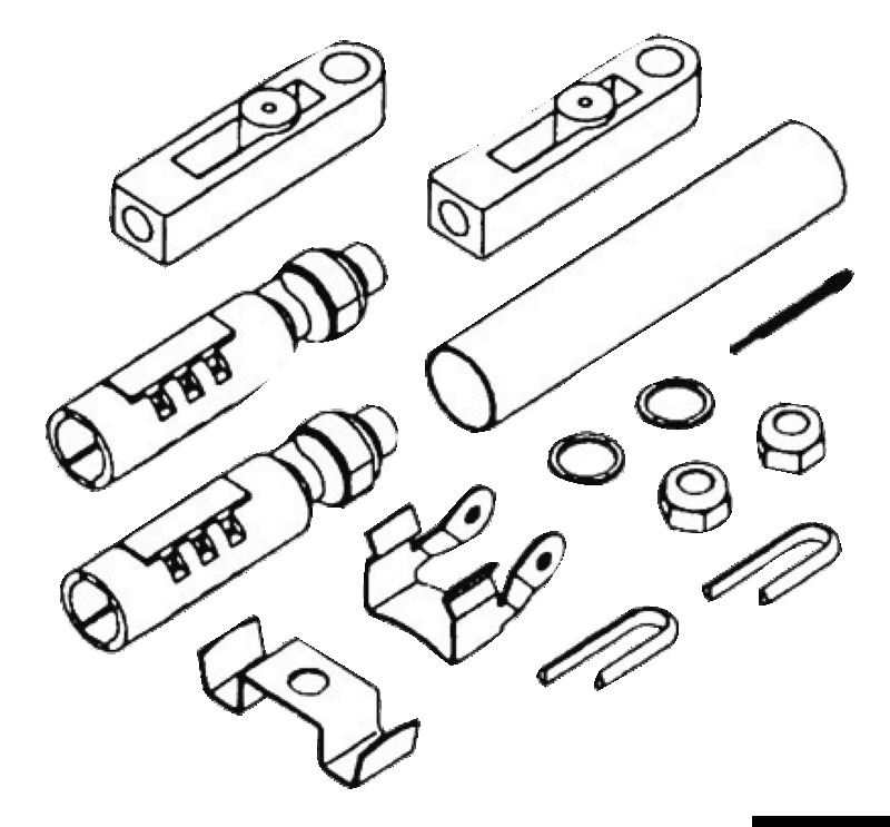 K57 kit for C2/C8/C0 cables on Johnson/Evinrude