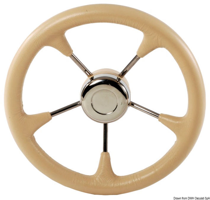 Soft polyurethane steering wheel cone cream 350mm