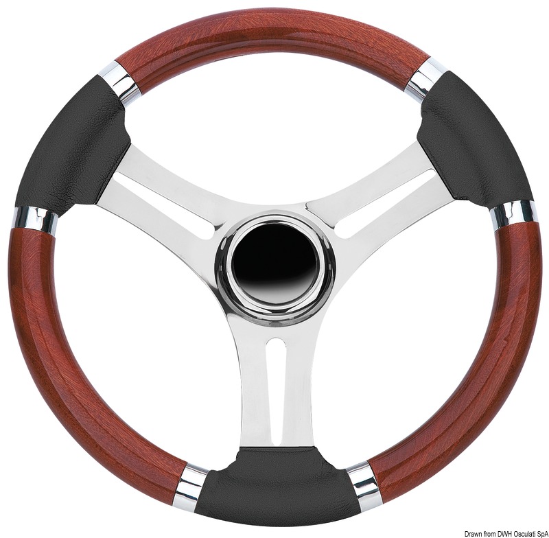 Steering wheel mahogany wheel 350 mm