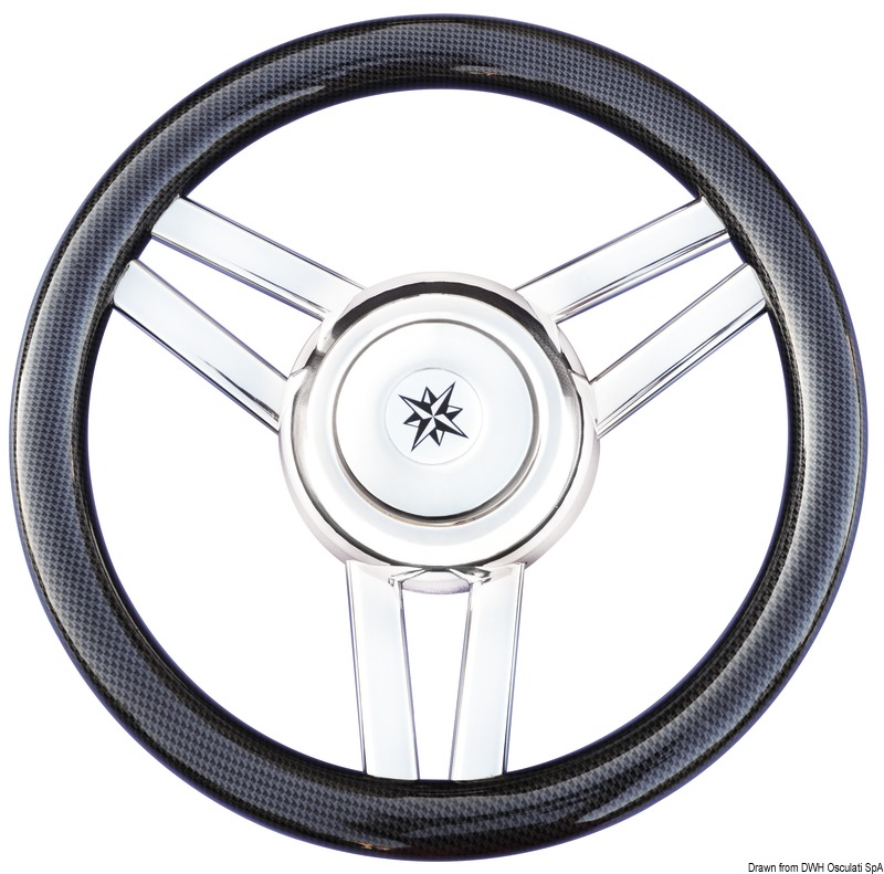 Magnifico steering wheel 3-spoke Ø 350 mm carbon