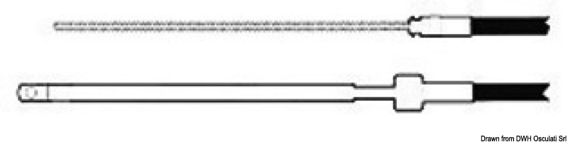 Steering cable M66 19'