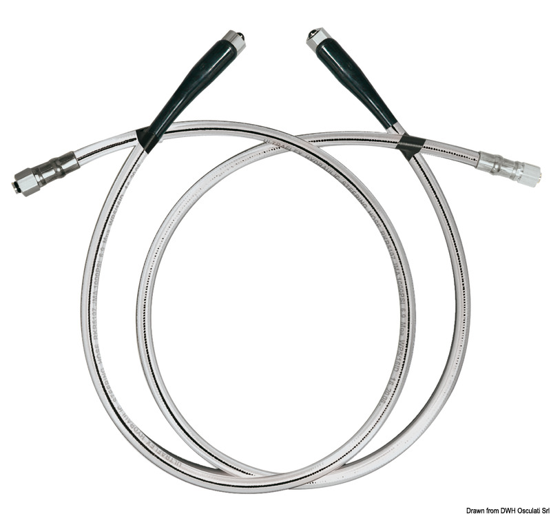 Pair of SILVER STEER high-pressure hoses 8 m