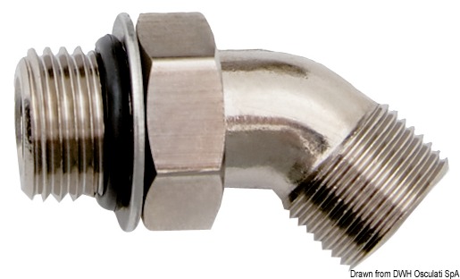 45° swivel fitting for Ultraflex pompes