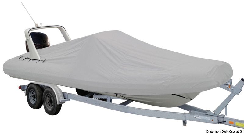 Tailored tarpaulin for dinghies 680/710 cm