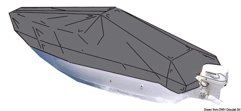 Boat cover for open boats 7000/7700